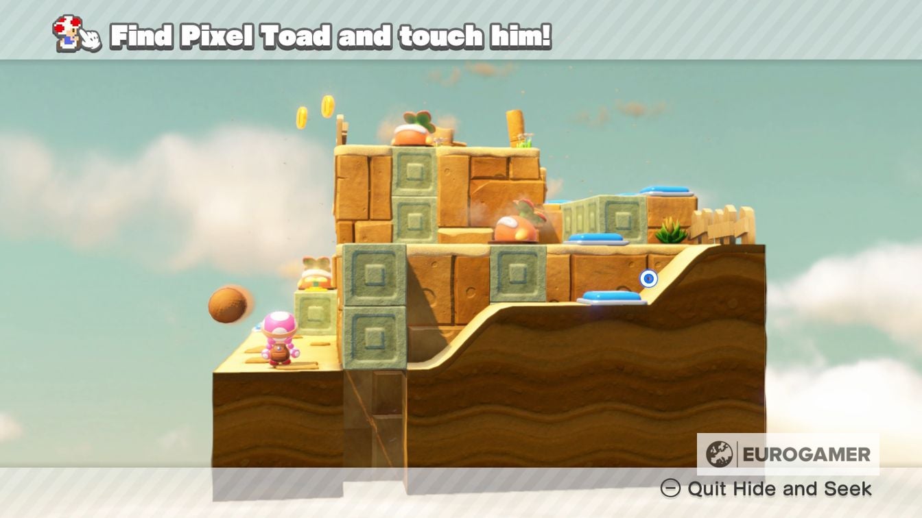 Captain Toad Pixel Toad locations every Pixel Toad in Episode 1, 2